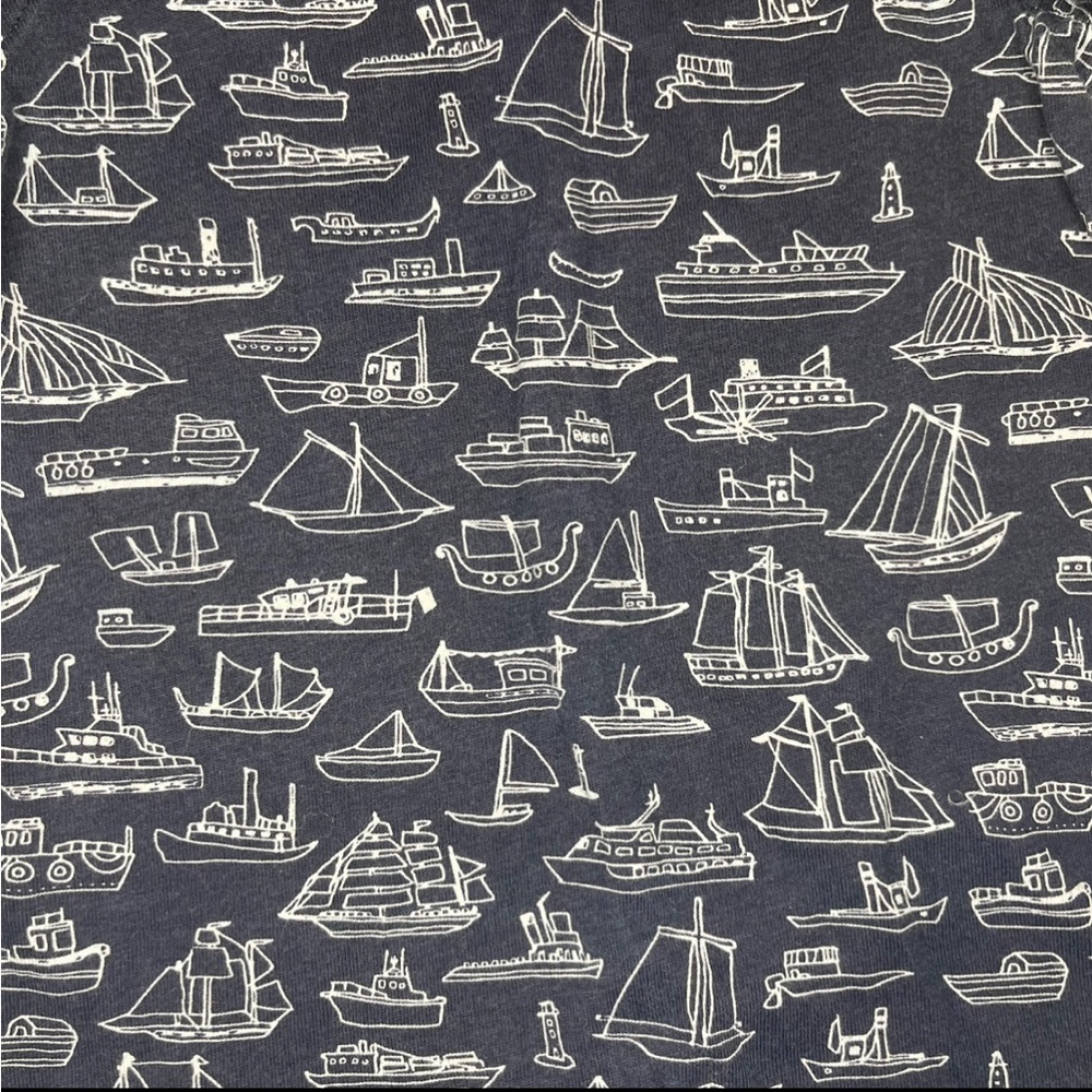 Tea Collection Boat Pattern Romper - Picture 6 of 6